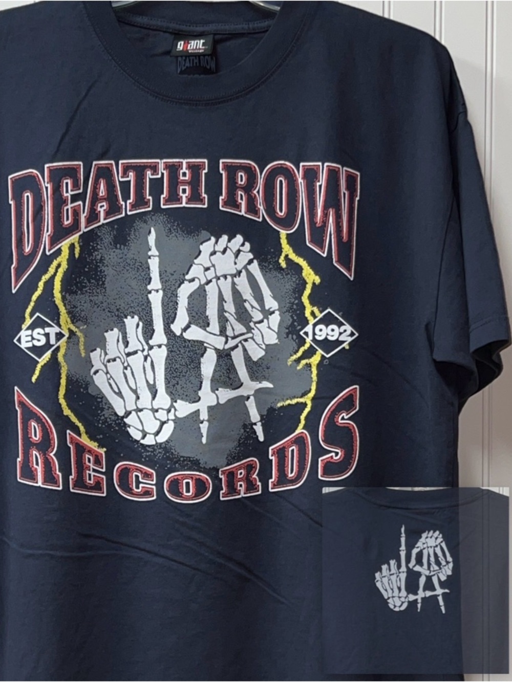 Giant Vintage Death Row Records LA Shirt XL Heavyweight New NWOT